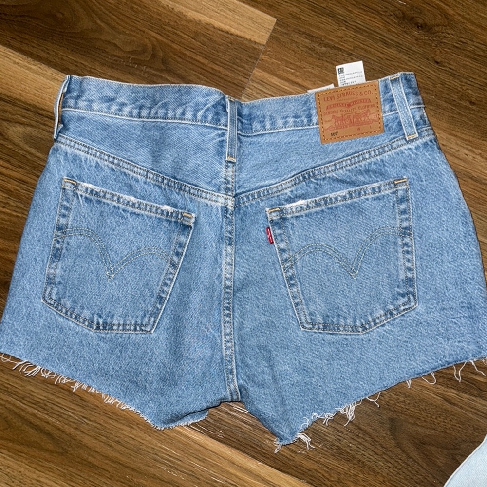 Levi's Women's Blue Denim Shorts